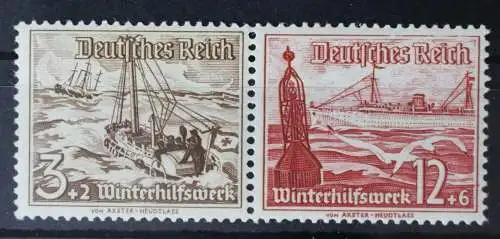 Deutsches Reich Zd W131 postfrisch Zusammendrucke #RI737