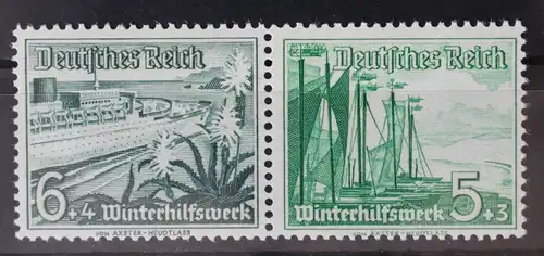 Deutsches Reich Zd W123 postfrisch Zusammendrucke #RJ206