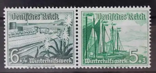 Deutsches Reich Zd W123 postfrisch Zusammendrucke #RJ206