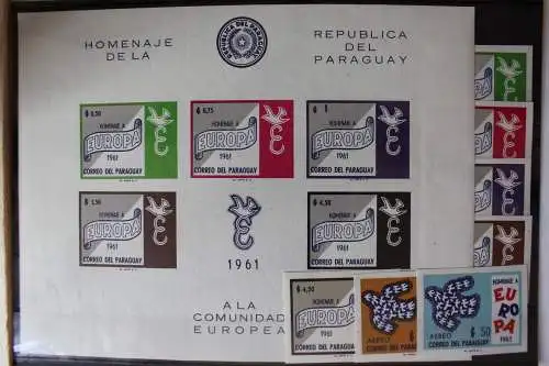 Paraguay Block 16 mit 993-999 postfrisch Vereinigte Europa #RJ533