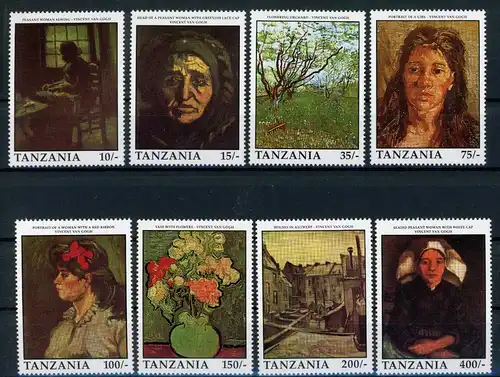 Tansania 1006-13 postfrisch Kunst #JC454
