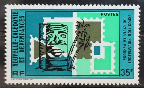 Neukaledonien 595 postfrisch Briefmarkenausstellung #RO624
