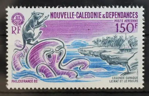 Neukaledonien 689 postfrisch Briefmarkenausstellung #RO699