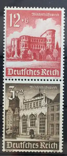 Deutsches Reich Zd S266 postfrisch Zusammendruck #RP240
