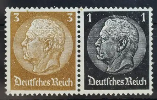 Deutsches Reich Zd W77 postfrisch Zusammendruck #RP312