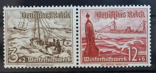 Deutsches Reich Zd W131 postfrisch Zusammendruck #RP421