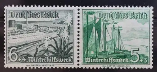 Deutsches Reich Zd W123 postfrisch Zusammendruck #RP427