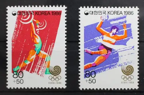 Korea 1477-1478 postfrisch Olympische Spiele #RQ120