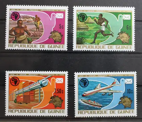 Guinea 700-703 postfrisch UPU Weltpostverein #RM361