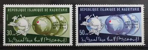 Mauretanien 493-494 postfrisch UPU Weltpostverein #RM420