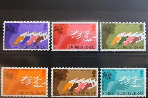 Montserrat 305-310 postfrisch UPU Weltpostverein #RM445