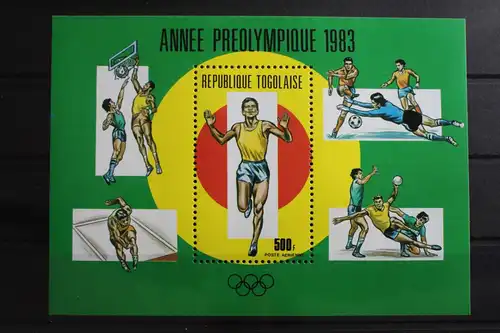 Togo Block 201 mit 1651 postfrisch Olympische Spiele #RM484
