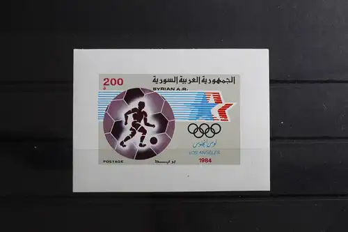 Syrien Block 64 postfrisch Olympische Spiele #RM491