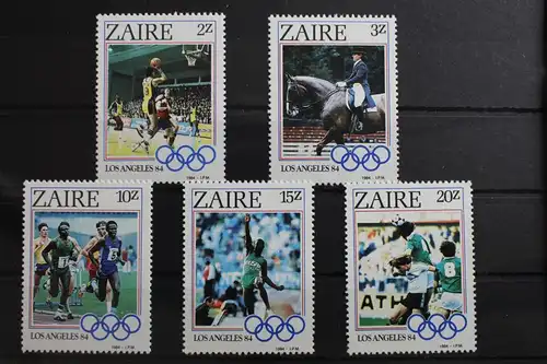 Zaire 861-865 postfrisch Olympische Spiele #RM640