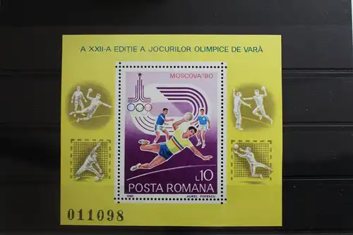 Rumänien Block 171 mit 3739 postfrisch Olympische Spiele #RM740