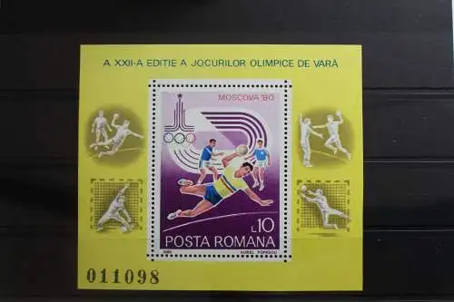 Rumänien Block 171 mit 3739 postfrisch Olympische Spiele #RM740