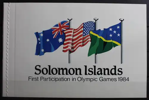 Salomonen 537, 538 und 544 im MH postfrisch Olympische Spiele #RN150