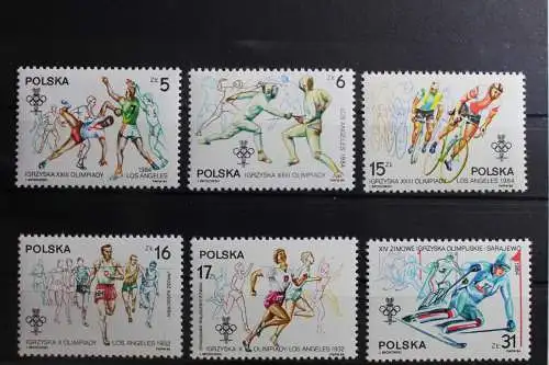 Polen 2913-2918 postfrisch Olympische Spiele #RN165