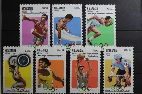 Nicaragua 2346-2352 postfrisch Olympische Spiele #RN195