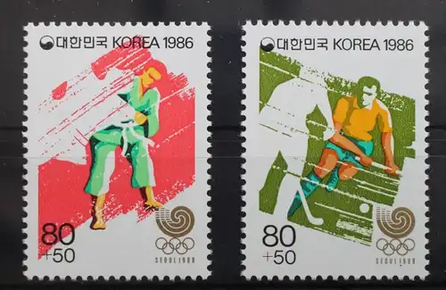 Südkorea 1483-1484 postfrisch Olympische Spiele #RN275