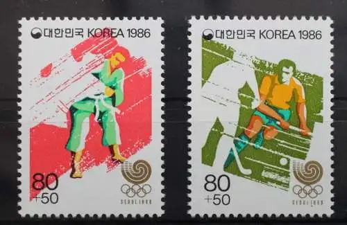 Südkorea 1483-1484 postfrisch Olympische Spiele #RN275