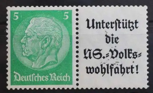 Deutsches Reich Zd W73 postfrisch Zusammendrucke #RN456