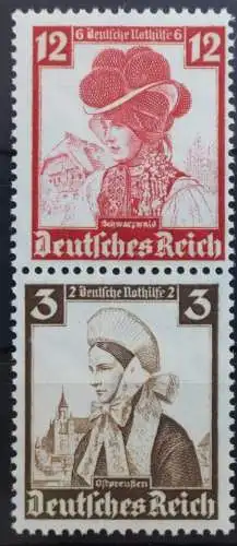 Deutsches Reich Zd S235 postfrisch Zusammendrucke #RN580