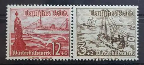 Deutsches Reich Zd W133 postfrisch Zusammendrucke #RN540