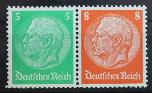 Deutsches Reich Zd W70 postfrisch Zusammendrucke #RN440