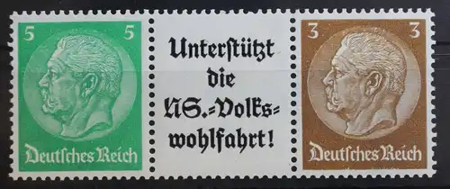 Deutsches Reich Zd W74 postfrisch Zusammendrucke #RN457