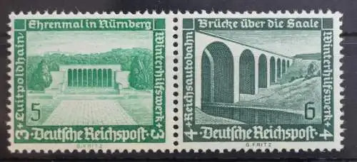 Deutsches Reich Zd W119 postfrisch Zusammendrucke #RN551