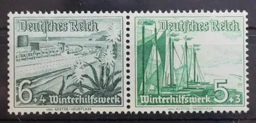 Deutsches Reich Zd W123 postfrisch Zusammendrucke #RN548