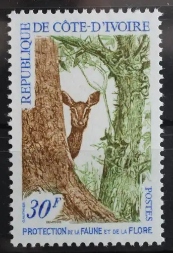 Elfenbeinküste 336 postfrisch Naturschutz #RK197