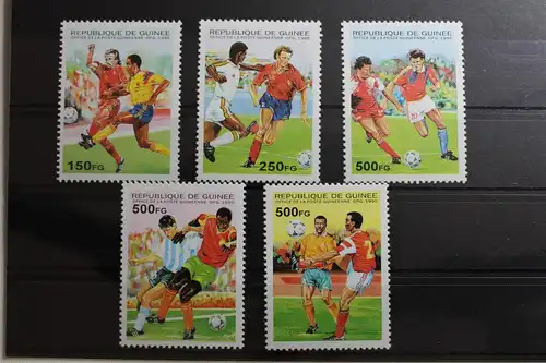 Guinea 1555-1559 postfrisch Fußball WM 1998 #RK444