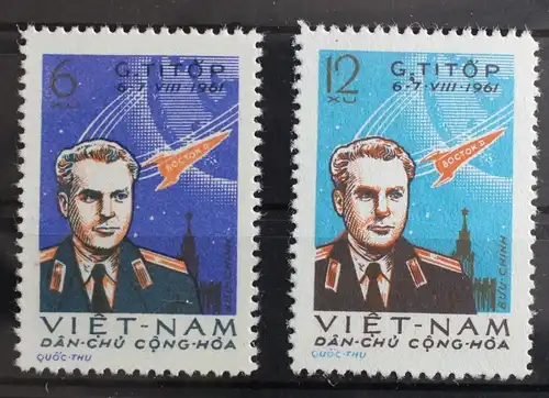 Vietnam 181-182 postfrisch Weltraum #RK260
