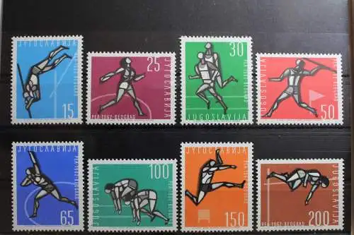 Jugoslawien 1016-1023 postfrisch Leichtathletik EM #RK563