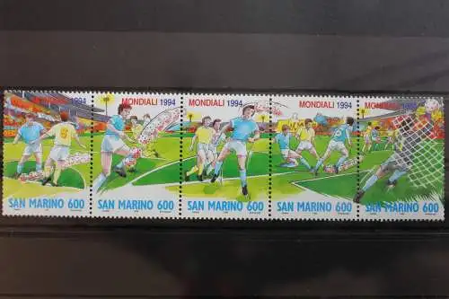 San Marino 1577-1581 postfrisch Fußball WM 1994 #RL364