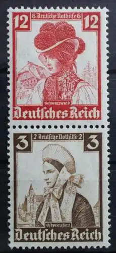 Deutsches Reich Zd S235 postfrisch Zusammendrucke #RL613