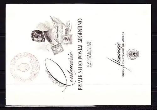 Argentinien 639B-641A gestempelt Faltblatt Erstagsstempel #RL469