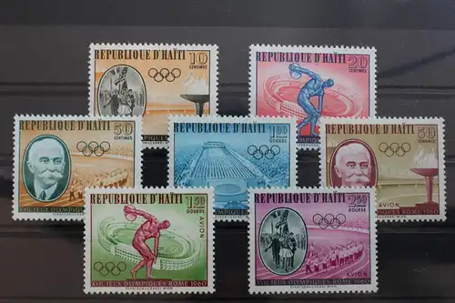 Haiti 629-635 postfrisch Olympia Rom 1960 #RL308