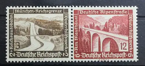 Deutsches Reich Zd W115 postfrisch Zusammendrucke #RL525