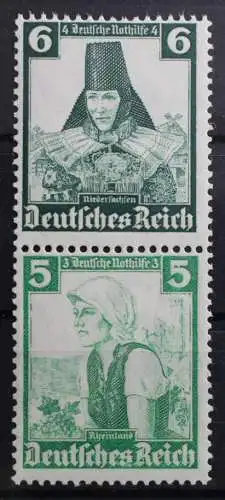 Deutsches Reich Zd S233 postfrisch Zusammendrucke #RL616