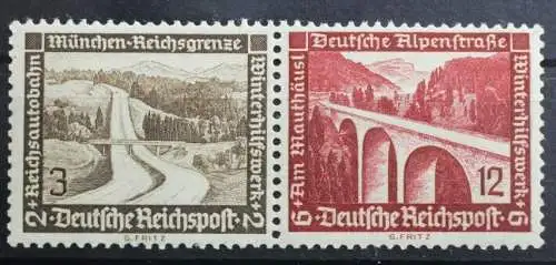 Deutsches Reich Zd W115 postfrisch Zusammendrucke #RL517