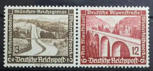 Deutsches Reich Zd W115 postfrisch Zusammendrucke #RL524