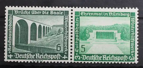 Deutsches Reich Zd W121 postfrisch Zusammendrucke #RL506