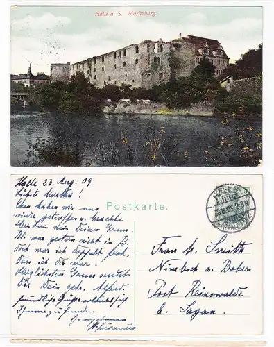 AK Halle Saale Moritzburg 1909 #PA092