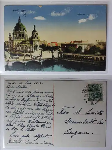 AK Berlin Dom und Museum 1915 #PA699