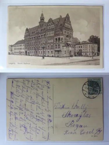 AK Liegnitz Niederschlesien Legnica Neues Rathaus 1912 #PC032