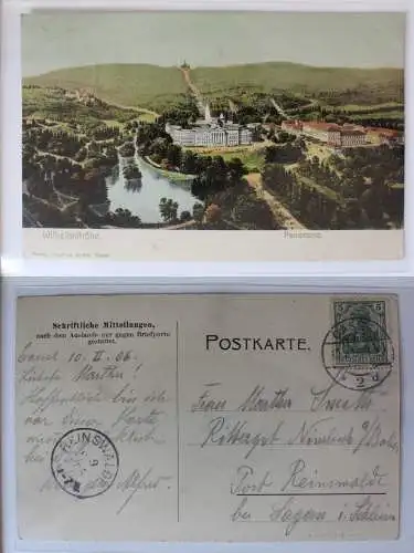 AK Wilhelmshöhe Panorama 1906 #PA600