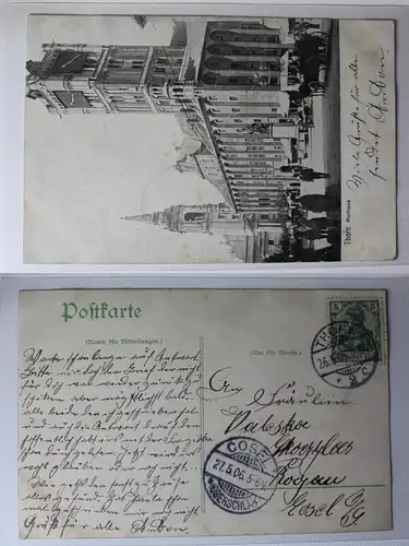 AK Thorn Westpreußen Rathaus 1906 #PC068